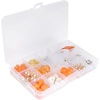 image:imageBambooMN JubileeYarn Bead Kit  Assortment 211 Cosmic Black  600pcsOrange Chrome Heart  Assortment 208