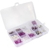 image:imageBambooMN JubileeYarn Bead Kit  Assortment 211 Cosmic Black  600pcsPurple Stone  Assortment 222
