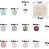 image:imageBambooMN JubileeYarn Bead Kit  Assortment 218 Crystal Glass Beads and Alloy Accessories  600pcsAssortment 218
