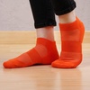 image:imageBambooMN Men and Womens Rayon from Bamboo Low Cut Ankle Socks for Sports Work and Everyday Wear  4 Pairs  Unisex Sizing09 Orange