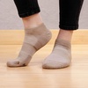 image:imageBambooMN Men and Womens Rayon from Bamboo Low Cut Ankle Socks for Sports Work and Everyday Wear  4 Pairs  Unisex Sizing12 Grey