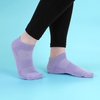 image:imageBambooMN Men and Womens Rayon from Bamboo Low Cut Ankle Socks for Sports Work and Everyday Wear  4 Pairs  Unisex Sizing16 Lavender