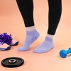 image:imageBambooMN Men and Womens Rayon from Bamboo Low Cut Ankle Socks for Sports Work and Everyday Wear  4 Pairs  Unisex Sizing16 Lavender
