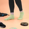 image:imageBambooMN Men and Womens Rayon from Bamboo Low Cut Ankle Socks for Sports Work and Everyday Wear  4 Pairs  Unisex Sizing19 Limeade