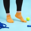 image:imageBambooMN Men and Womens Rayon from Bamboo Low Cut Ankle Socks for Sports Work and Everyday Wear  4 Pairs  Unisex Sizing20 Creamsicle