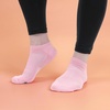 image:imageBambooMN Men and Womens Rayon from Bamboo Low Cut Ankle Socks for Sports Work and Everyday Wear  4 Pairs  Unisex Sizing21 Rose