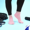 image:imageBambooMN Men and Womens Rayon from Bamboo Low Cut Ankle Socks for Sports Work and Everyday Wear  4 Pairs  Unisex Sizing21 Rose