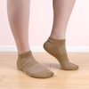 image:imageBambooMN Men and Womens Rayon from Bamboo Low Cut Ankle Socks for Sports Work and Everyday Wear  4 Pairs  Unisex Sizing22 Light Taupe