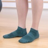 image:imageBambooMN Men and Womens Rayon from Bamboo Low Cut Ankle Socks for Sports Work and Everyday Wear  4 Pairs  Unisex Sizing25 Faded Teal