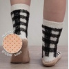 image:imageBambooMN Mens Cabin Double Layer Thick Soft Warm Fuzzy Comfy Home Socks 1 PairGingham Plaid