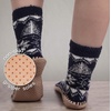 image:imageBambooMN Mens Cabin Double Layer Thick Soft Warm Fuzzy Comfy Home Socks 1 PairPolar Bear