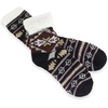 image:imageBambooMN Mens Cabin Double Layer Thick Soft Warm Fuzzy Comfy Home Socks 1 PairStyle 05