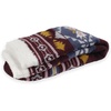 image:imageBambooMN Mens Cabin Double Layer Thick Soft Warm Fuzzy Comfy Home Socks 1 PairStyle 06