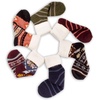 image:imageBambooMN Mens Cabin Double Layer Thick Soft Warm Fuzzy Comfy Home Socks 3 PairsAsst B
