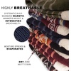image:imageBambooMN Mens Cabin Double Layer Thick Soft Warm Fuzzy Comfy Home Socks 3 PairsAsst C