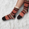 image:imageBambooMN Mens Cabin Double Layer Thick Soft Warm Fuzzy Comfy Home Socks 3 PairsAsst a