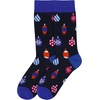 image:imageBambooMN Mens Christmas Socks Cotton Colorful Design Fashion Novelty Dress Xmas Theme Socks  Assorted Packs2 Pair Tree Ornaments