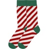 image:imageBambooMN Mens Christmas Socks Cotton Colorful Design Fashion Novelty Dress Xmas Theme Socks  Assorted PacksXmas Colors