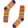 image:imageBambooMN Mens Colorful Patterned Socks  Long Over The Calf Stylish Cotton Dress SocksColor 4