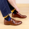image:imageBambooMN Mens Cotton Colorful Design Fashion Novelty Dress Socks  Variety of Unique Styles and ColorsColor 1