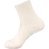 image:imageBambooMN Mens Feather Light Fuzzy Socks with No Slip Grips  4 Pair Value Packs05  White