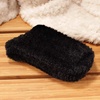 image:imageBambooMN Mens Featherlight Comfy Warm Fuzzy Socks  4 Pairs08  Black