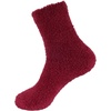 image:imageBambooMN Mens Featherlight Comfy Warm Fuzzy Socks  4 Pairs14  Maroon