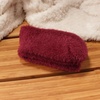 image:imageBambooMN Mens Featherlight Comfy Warm Fuzzy Socks  4 Pairs14  Maroon