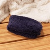 image:imageBambooMN Mens Featherlight Comfy Warm Fuzzy Socks  4 Pairs15  Navy