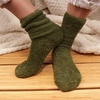 image:imageBambooMN Mens Featherlight Comfy Warm Fuzzy Socks  4 PairsAssortment M
