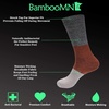 image:imageBambooMN Mens Rayon from Bamboo Fiber Classic Vintage Style Ultra Style Crew Ankle Socks Assortment PacksAssortment 8c