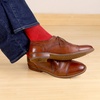 image:imageBambooMN Mens Rayon from Bamboo Fiber Moisture Wicking Classic Casual Dress SocksCherry Red