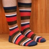 image:imageBambooMN Mens Rayon from Bamboo Fiber Stripe Socks Two SizesColor 1