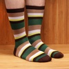 image:imageBambooMN Mens Rayon from Bamboo Fiber Stripe Socks Two SizesColor 2
