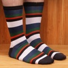 image:imageBambooMN Mens Rayon from Bamboo Fiber Stripe SocksAssortment 3c