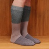image:imageBambooMN Mens Rayon from Bamboo Fiber Stripe SocksBlue Grey Black
