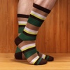 image:imageBambooMN Mens Rayon from Bamboo Fiber Stripe SocksColor 2