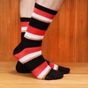 image:imageBambooMN Mens Rayon from Bamboo Fiber Stripe SocksColor 5