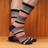 image:imageBambooMN Mens Rayon from Bamboo Fiber Stripe SocksColor 6