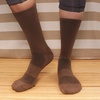 image:imageBambooMN Mens Rayon from Bamboo Fiber Ultra Breathable Wicking Supported Toe and Heel Crew SocksBrown
