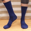 image:imageBambooMN Mens Rayon from Bamboo Fiber Ultra Breathable Wicking Supported Toe and Heel Crew SocksNavy
