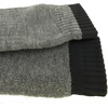 image:imageBambooMN Mens Super Soft Warm Fuzzy Thick Wool Blend Winter Socks 2 SizesBlack and Blue 2 Pairs