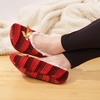 image:imageBambooMN Soft Touch Warm Cozy Fuzzy NonSlip Lined SlipOn Slippers Socks for Adult Women Indoor Travel House Slippers 3 PairsN13