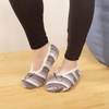 image:imageBambooMN Soft Touch Warm Cozy Fuzzy NonSlip Lined SlipOn Slippers Socks for Adult Women Indoor Travel House Slippers 3 PairsN18