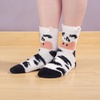 image:imageBambooMN Super Soft Cozy Warm Cute Animal NonSlip Fuzzy Crew Winter Socks 1 PairCow