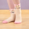 image:imageBambooMN Super Soft Cozy Warm Cute Animal NonSlip Fuzzy Crew Winter Socks 1 PairKitty