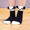 image:imageBambooMN Super Soft Cozy Warm Cute Animal NonSlip Fuzzy Crew Winter Socks 1 PairPanda