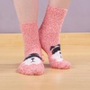 image:imageBambooMN Super Soft Cozy Warm Cute Animal NonSlip Fuzzy Crew Winter Socks 1 PairRaccoon