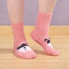 image:imageBambooMN Super Soft Cozy Warm Cute Animal NonSlip Fuzzy Crew Winter Socks 1 PairRaccoon