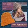 image:imageBambooMN Super Soft Hand Knit Winter Hat for Women Men and Children01 Snow